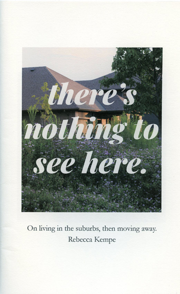 There’s Nothing to See Here – Rebecca Kempe